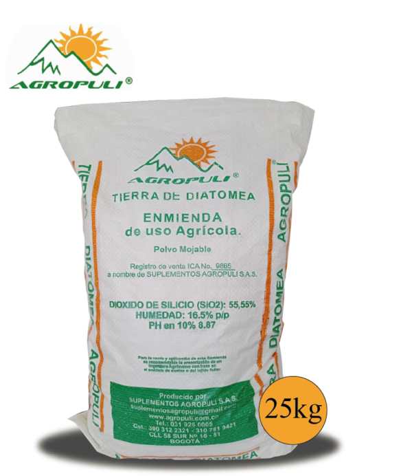 02 - Tierra de Diatomeas Agropuli X 25Kg
